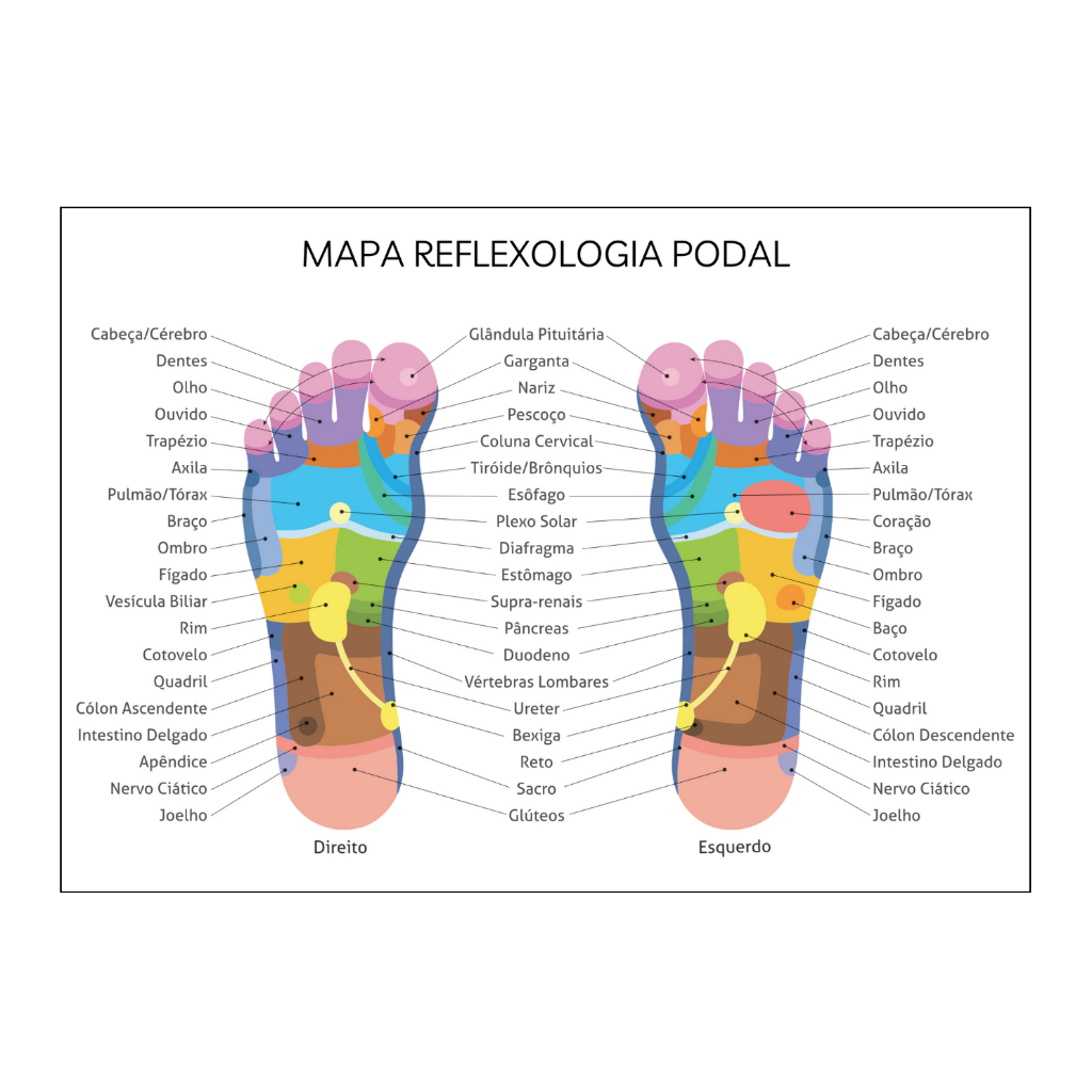 Mapa de Reflexologia
